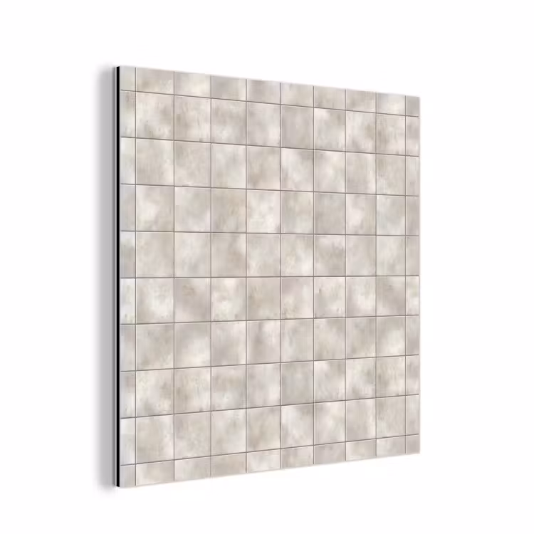Tegels - Natuurlijk - Grijs aluminium wit klein 46 -3d