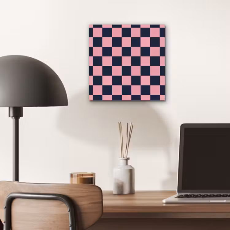 Traditioneel - Patroon - Blauw - Roze aluminium wit klein 46 -sfeer5