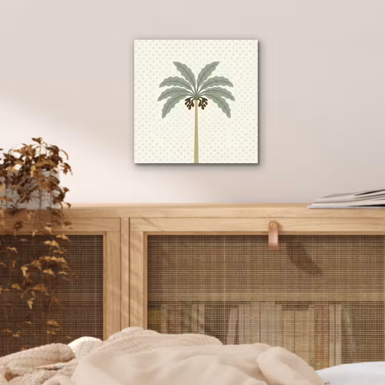 Boom - Bladeren - Groen - Decoratief - Beige aluminium wit klein -sfeer3
