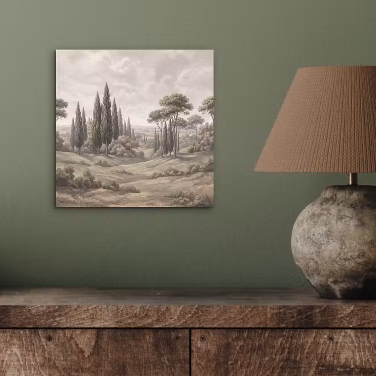 Vallei - Bos - Natuur - Groen aluminium wit klein -sfeer2