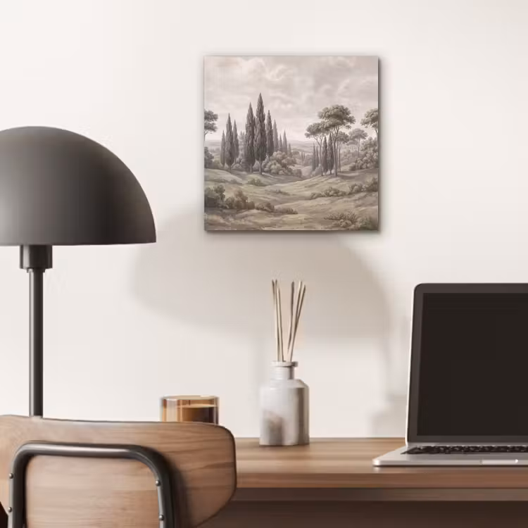 Vallei - Bos - Natuur - Groen aluminium wit klein -sfeer5