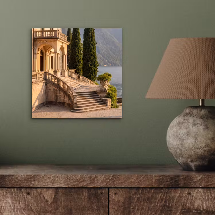 aluminium wall art - Villa - Water - Stairs - Villa - water -trappen aluminium wit klein