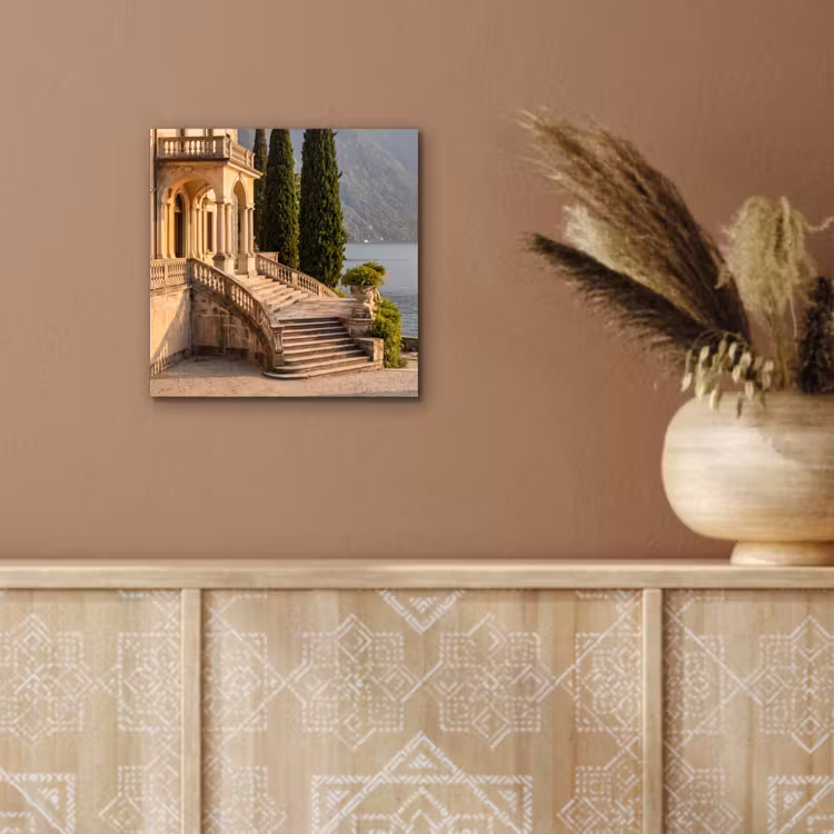aluminium wall art - Villa - Water - Stairs - Villa - water -trappen aluminium wit klein