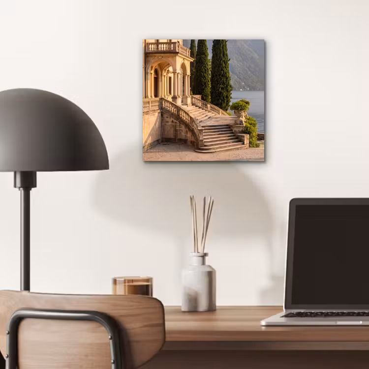 aluminium wall art - Villa - Water - Stairs - Villa - water -trappen aluminium wit klein