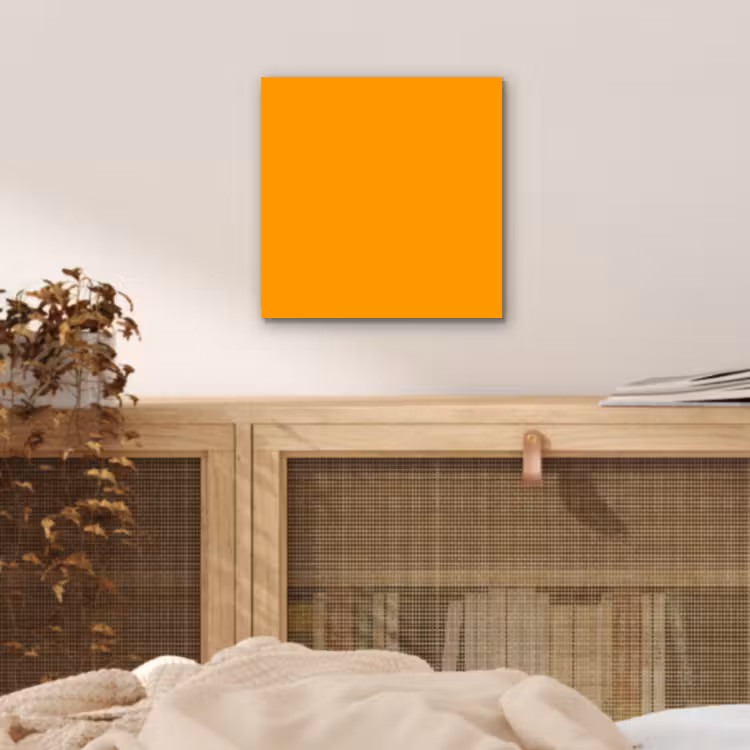 Warm - Ochre - Oranje aluminium wit klein 46 -sfeer3