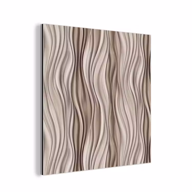 Golven - 3D - Crème aluminium wit klein 46 -3d