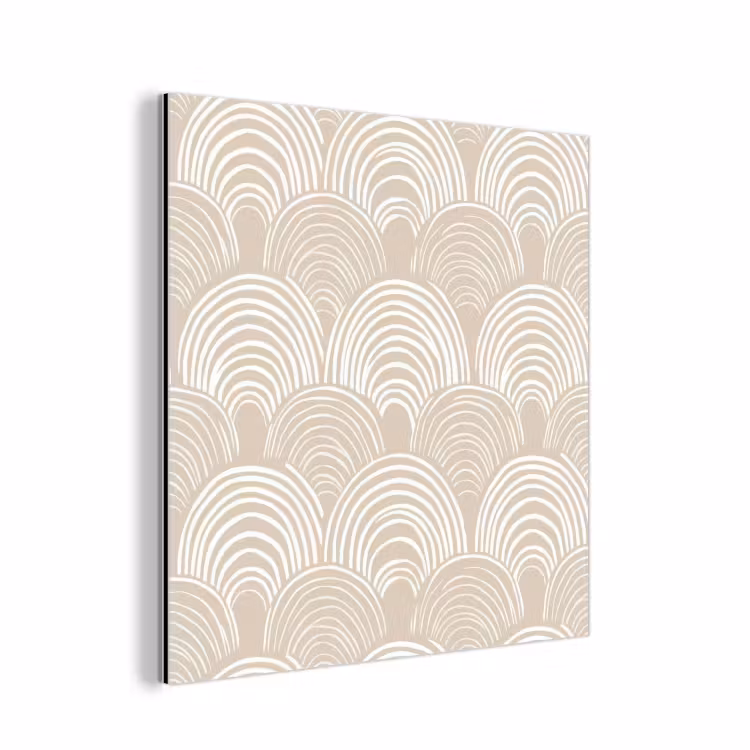 Golven - Structuur - Beige aluminium wit klein 46 -3d