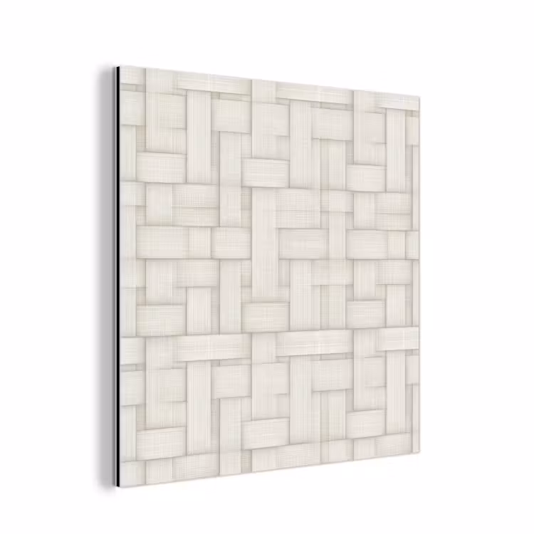 Vlechtwerk - Banen - Beige aluminium wit klein 46 -3d