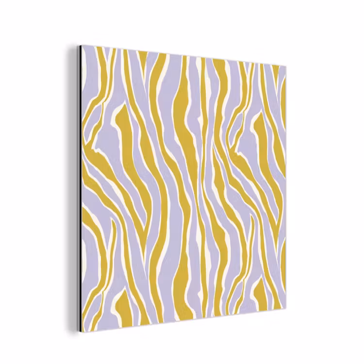 Zebra - Modern - Meerkleurig aluminium wit klein 46 -3d