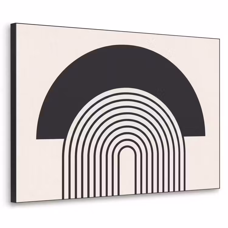 Art Frame - Abstract - Arch - Modern - Abstract - Boog - Modern Textielframe zwart klein