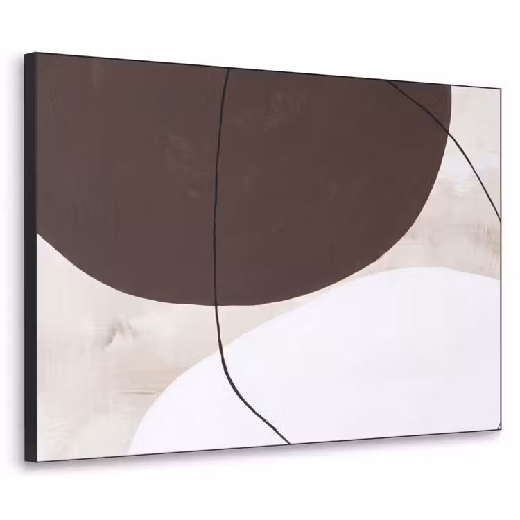 Art Frame - Abstract - Forms - Modern - Abstract - Vormen - Modern Textielframe zwart klein