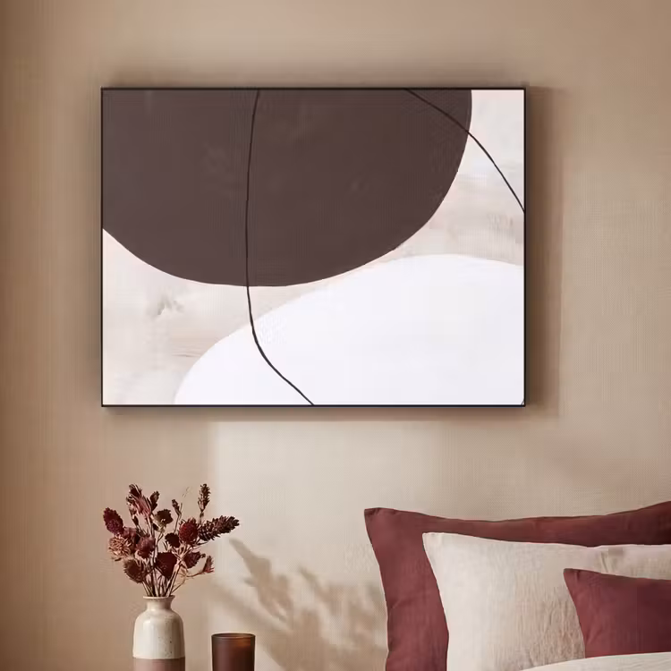 Art Frame - Abstract - Forms - Modern - Abstract - Vormen - Modern Textielframe zwart klein