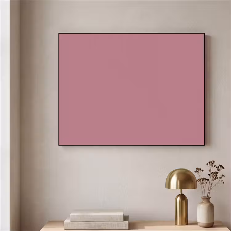 Antique - Mauve - Roze Textielframe zwart klein 947 -sfeer2