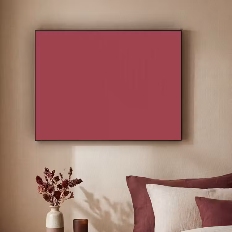 Antique - Ruby - Rood Textielframe zwart klein 947 -sfeer1