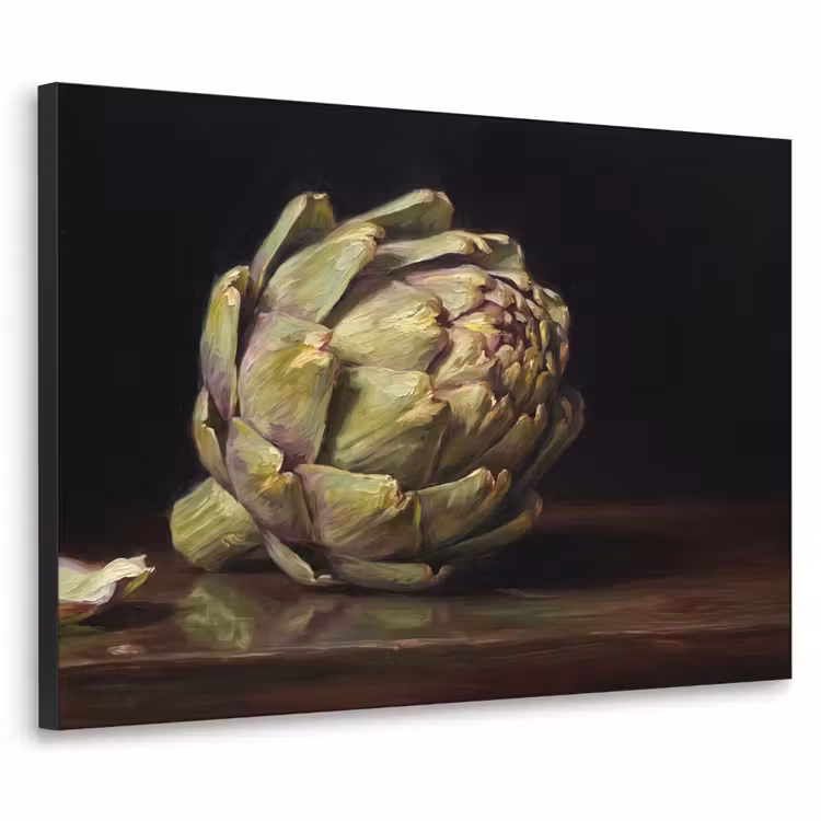 Art Frame - Artichoke - Food - Classic - Artichok - Eten - Klassiek Textielframe zwart klein