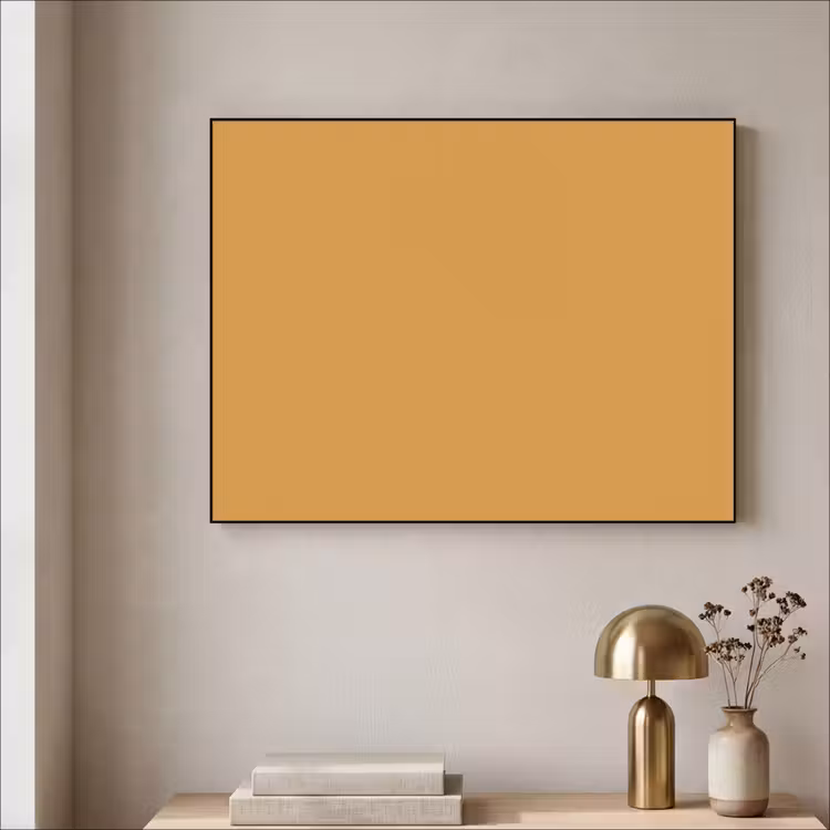 Autumn - Mustard - Geel Textielframe zwart klein 947 -sfeer2