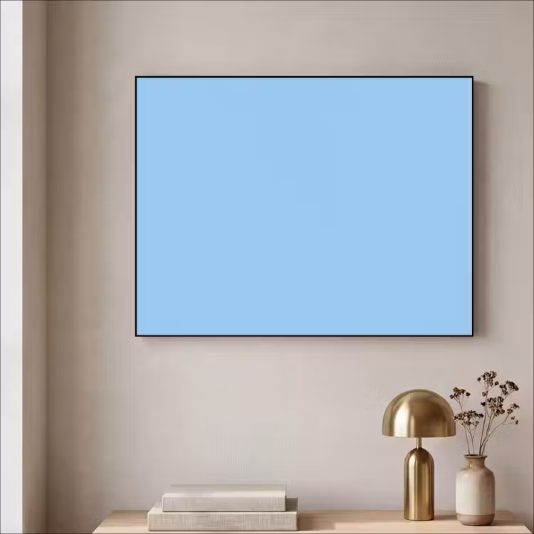 Baby - Blue - Blauw Textielframe zwart klein 947 -sfeer2