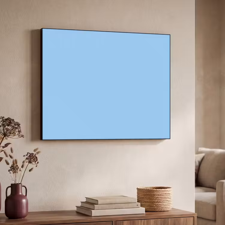 Baby - Blue - Blauw Textielframe zwart klein 947 -sfeer3
