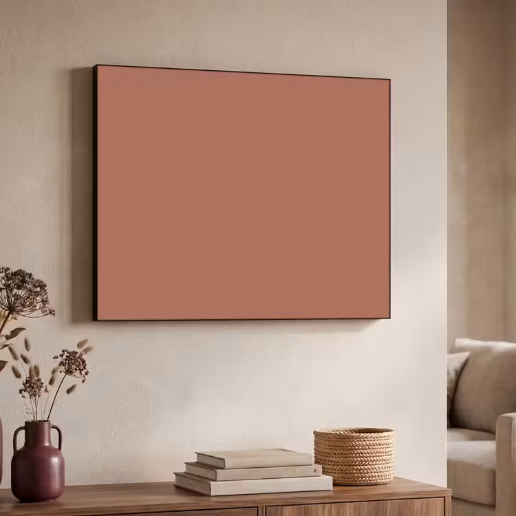 Baked - Earth - Oranje Textielframe zwart klein 947 -sfeer3