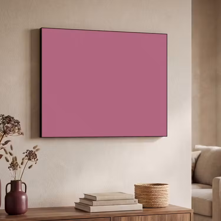 Berry - Roze -Pink Textielframe zwart klein 947 -sfeer3