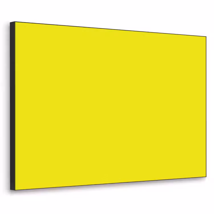 Bright - Canary - Geel Textielframe zwart klein 947 -3d