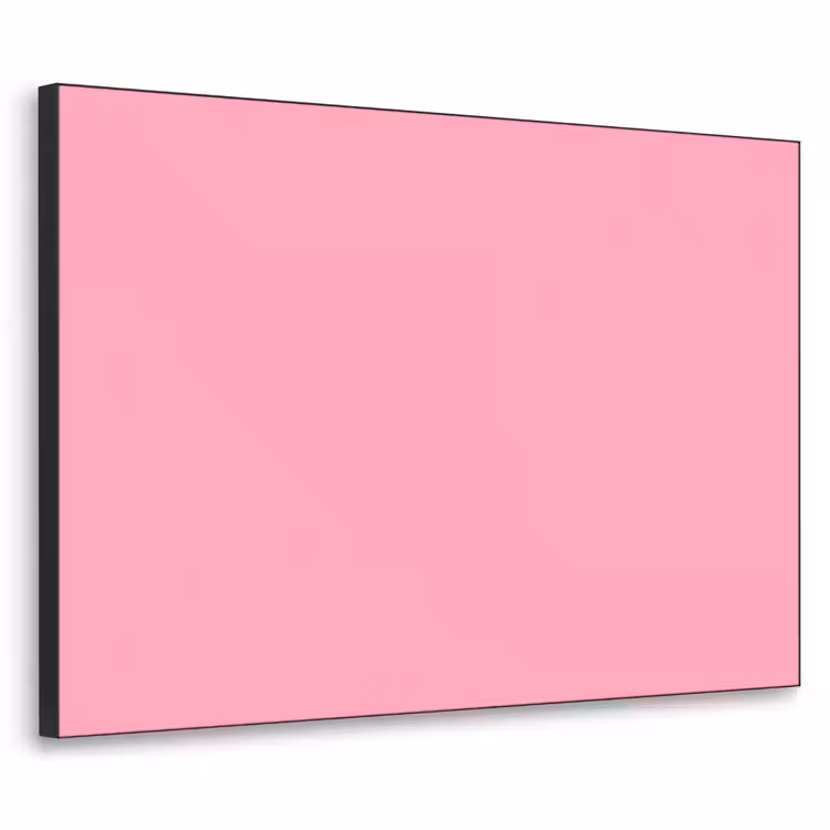 Bubblegum - Pink - Roze Textielframe zwart klein 947 -3d