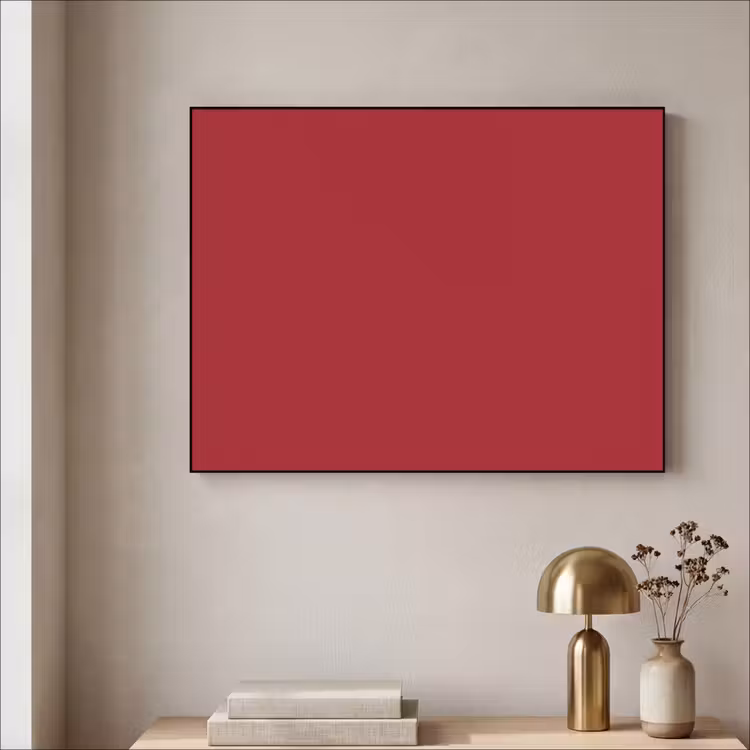 Burgundy - Wine - Rood Textielframe zwart klein 947 -sfeer2