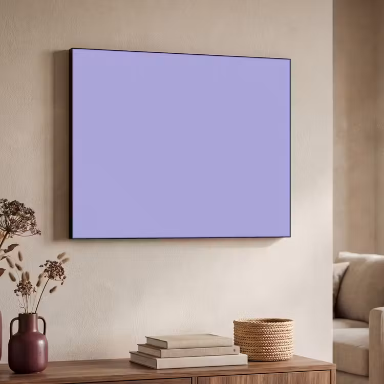 Ceil - Paars - Lila Textielframe zwart klein 947 -sfeer3