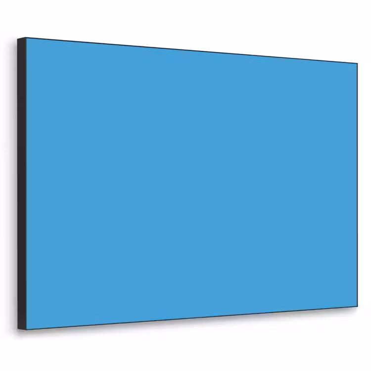 Cerulean - Breeze - Blauw Textielframe zwart klein 947 -3d