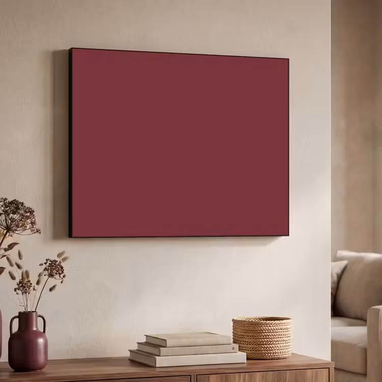 Dark - Garnet - Rood Textielframe zwart klein 947 -sfeer3
