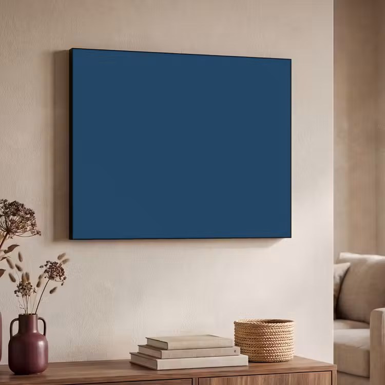 Deep - Ocean - Blauw Textielframe zwart klein 947 -sfeer3