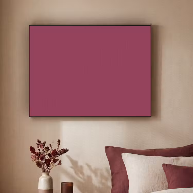 Deep - Rasberry - Rood Textielframe zwart klein 947 -sfeer1