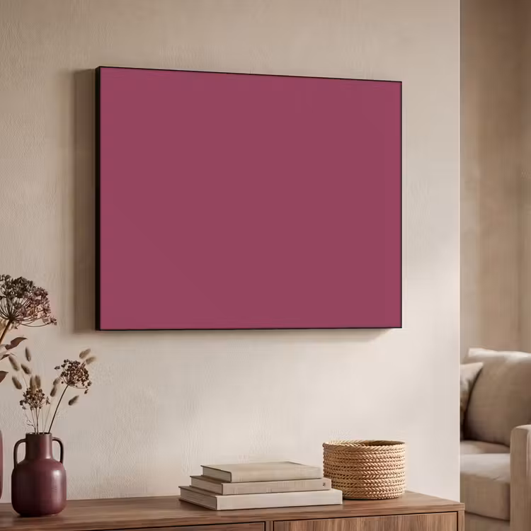 Deep - Rasberry - Rood Textielframe zwart klein 947 -sfeer3