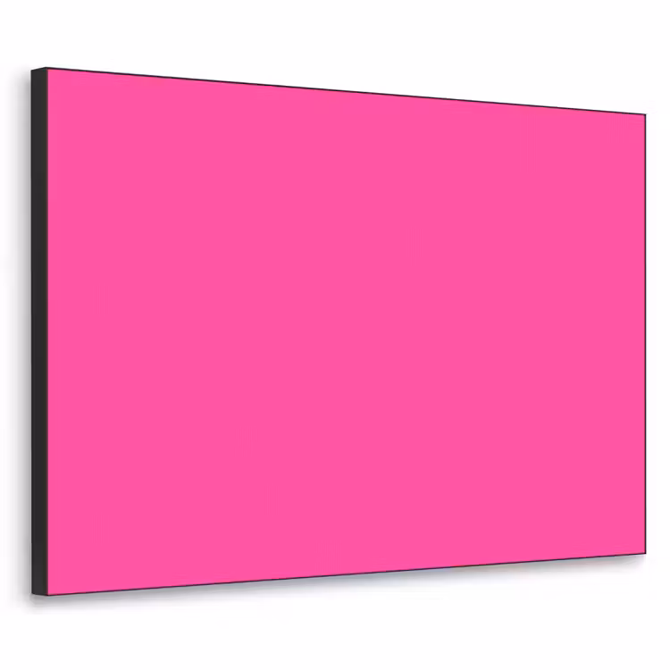 Electric - Magenta - Roze Textielframe zwart klein 947 -3d