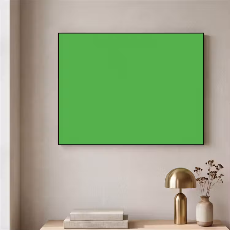 Kelly - Green - Groen Textielframe zwart klein 947 -sfeer2