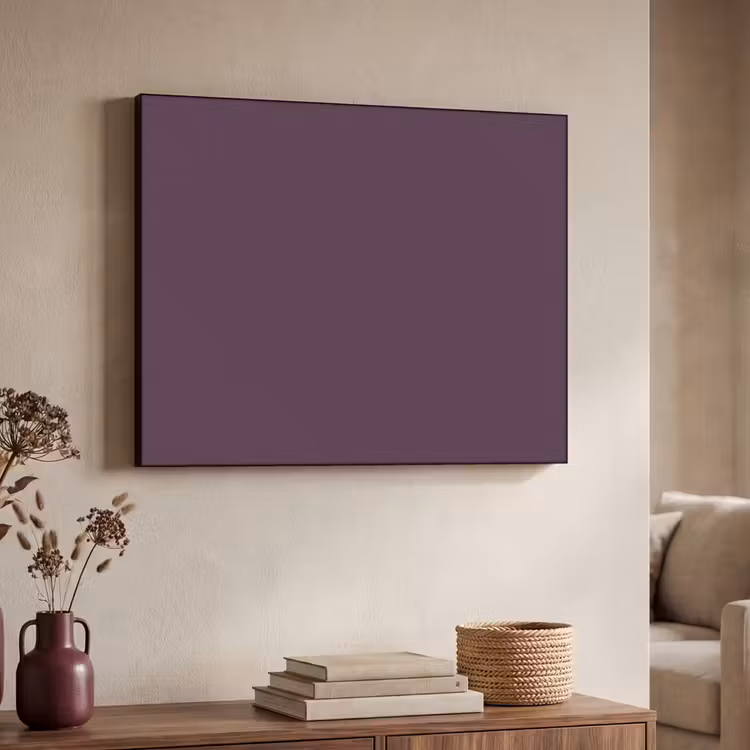 Midnight - Plum - Paars Textielframe zwart klein 947 -sfeer3