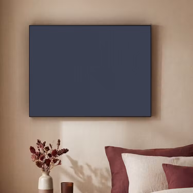 Midnight - Swing - Blauw Textielframe zwart klein 947 -sfeer1