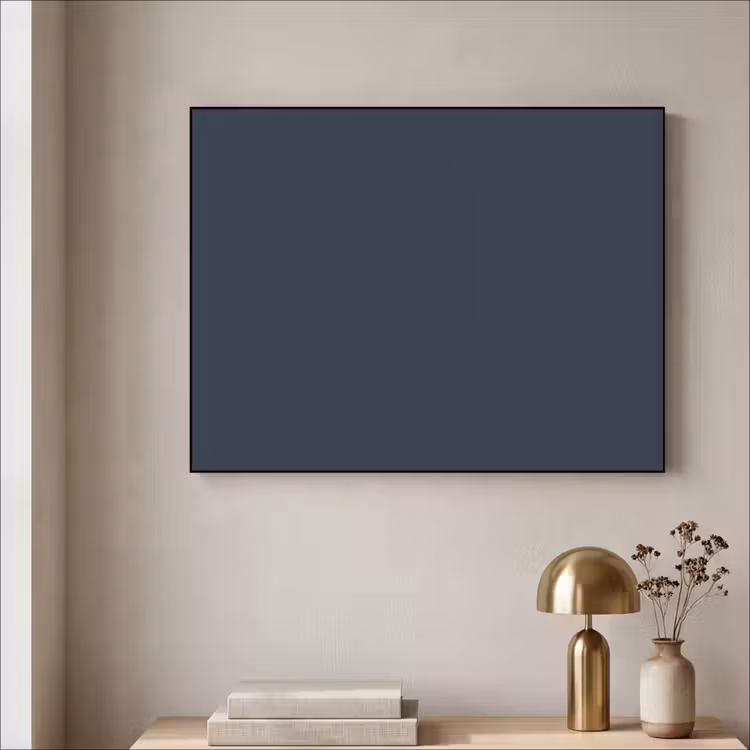 Midnight - Swing - Blauw Textielframe zwart klein 947 -sfeer2