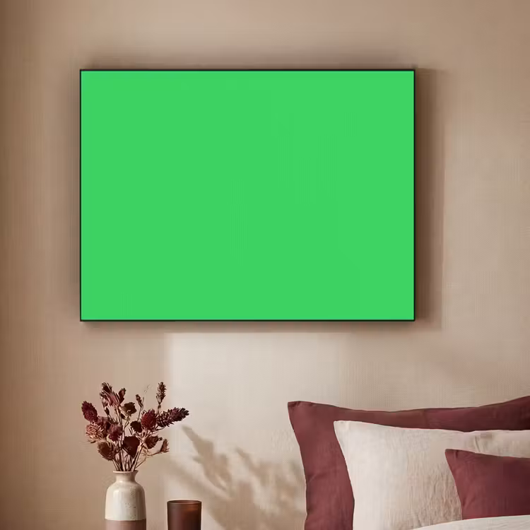 Mint - Green - Groen Textielframe zwart klein 947 -sfeer1