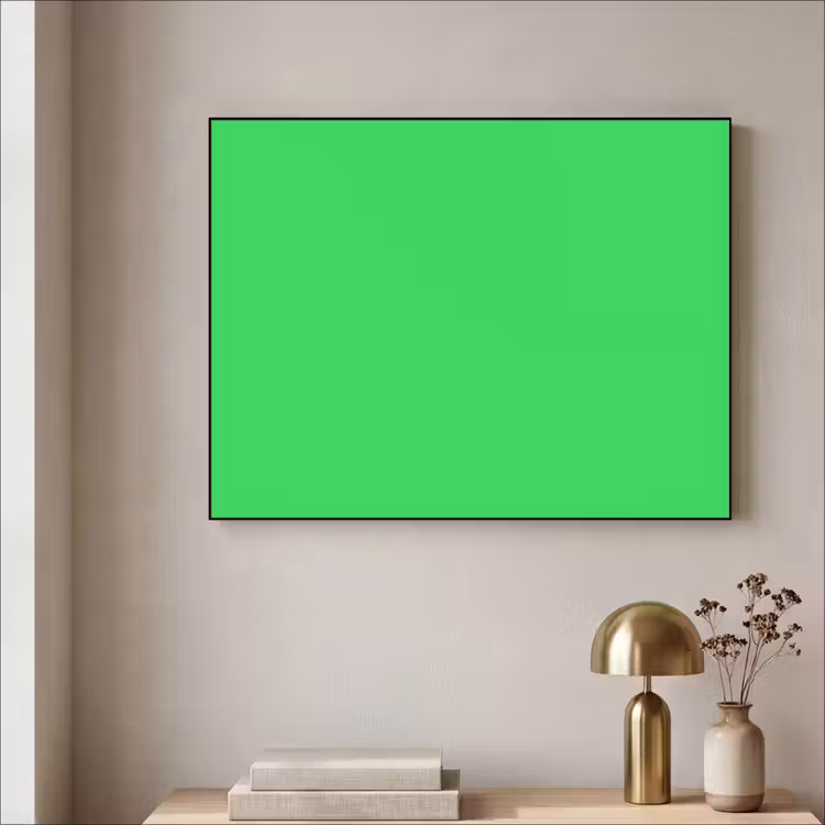 Mint - Green - Groen Textielframe zwart klein 947 -sfeer2