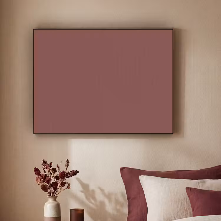 Muted - Raisin - Rood Textielframe zwart klein 947 -sfeer1
