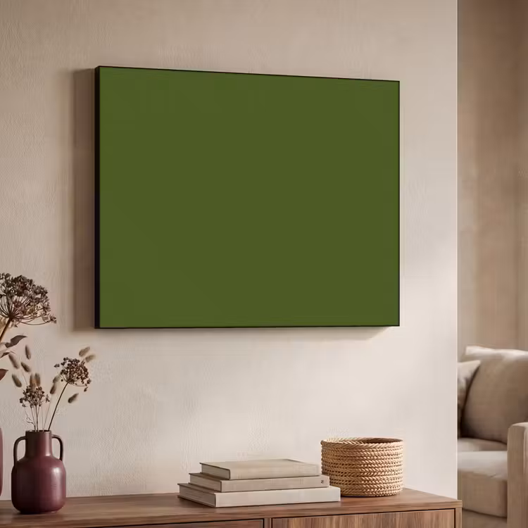 Olive - Drab - Groen Textielframe zwart klein 947 -sfeer3