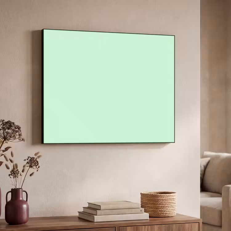 Pale - Mint - Groen Textielframe zwart klein 947 -sfeer3