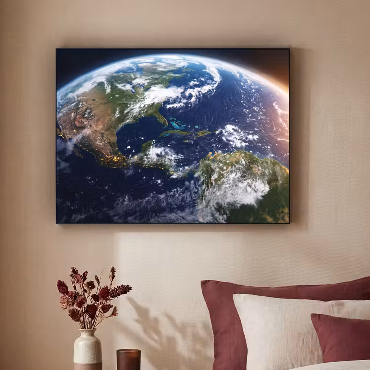 Art Frame - Planet - Space - Cosmos - Planeet - Ruimte - Kosmos Textielframe zwart klein