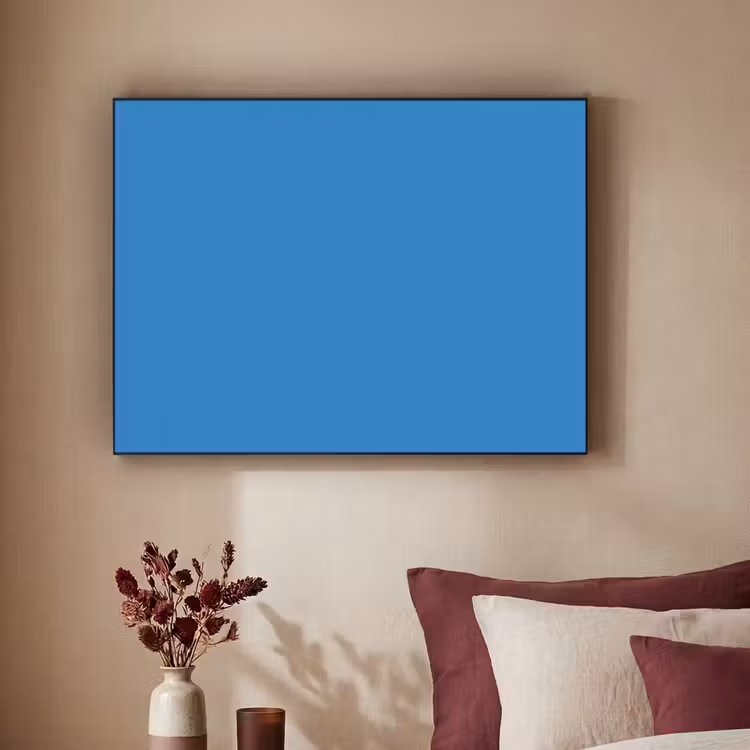 Royal - Blue - Blauw Textielframe zwart klein 947 -sfeer1