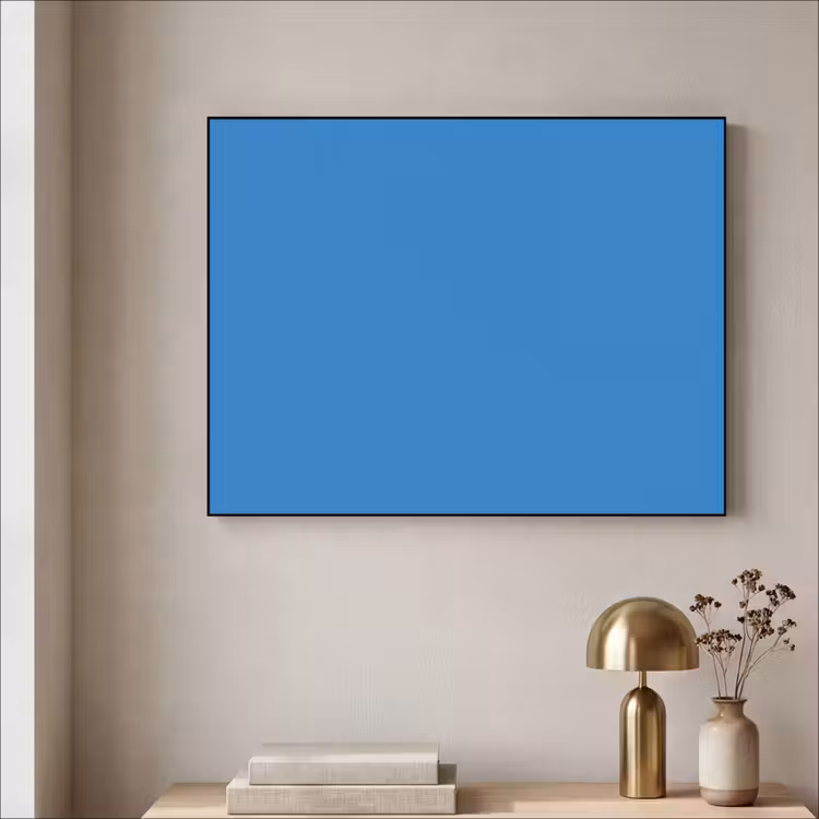 Royal - Blue - Blauw Textielframe zwart klein 947 -sfeer2