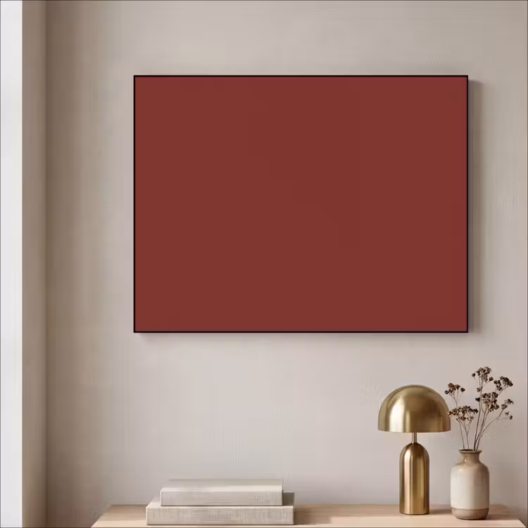 Rustic - Terracotta - Rood Textielframe zwart klein 947 -sfeer2