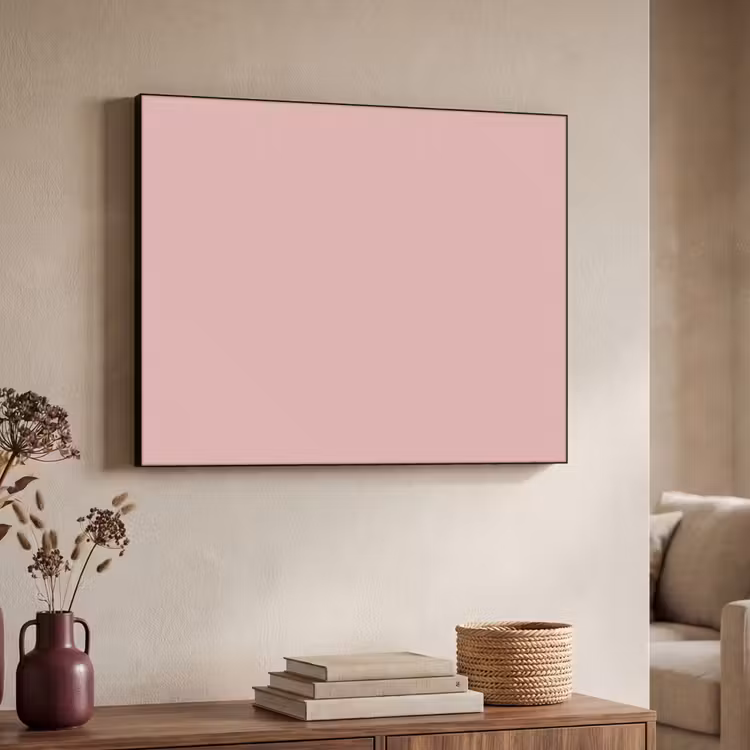 Soft - Blush - Roze Textielframe zwart klein 947 -sfeer3