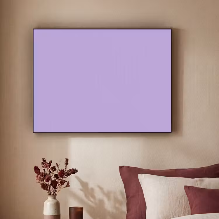 Soft - Lavender - Paars Textielframe zwart klein 947 -sfeer1