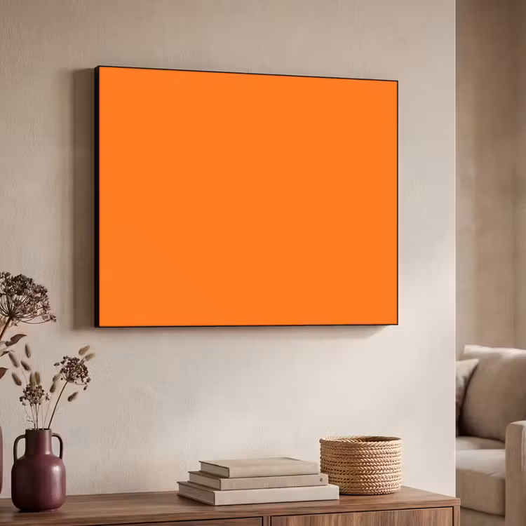 Spiced - Pumpkin - Oranje Textielframe zwart klein 947 -sfeer3